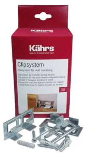 Kährs Befestigungsclips für Sockelleisten, 30 Stück