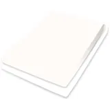 BASSETTI Spannbettlaken Jersey-Baumwolle 180 x 200 - 200 x 220 cm Wollweiß