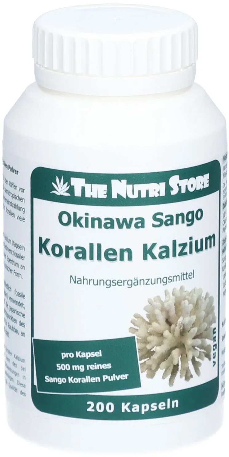 Korallen Kalzium 500 mg Kapseln