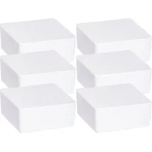 Wenko Raumentfeuchter Cube Nachfüller 1000 g mit Orangenduft, 6er Set Luftentfeuchter Nachfüllpack
