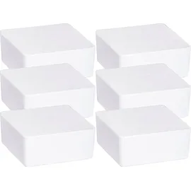 Wenko Raumentfeuchter Cube Nachfüller 1000 g mit Orangenduft, 6er Set Luftentfeuchter Nachfüllpack