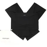 Momcozy Baby Wrap Babytragetuch schwarz (M21FWCJ05-US)