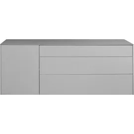 Mäusbacher Imola Lowboard 169x63x42 cm Grau/Glas