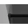 Bernstein Nischendusche mit Schiebetür Soft-Close DX906 flex 110 cm Schwarz matt 8 mm Nano graues Glas