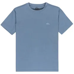 T-Shirt QUIKSILVER "Basic", Kinder, Gr. 8, blau (china blau), 100% Baumwolle, Kurzarm, Shirts