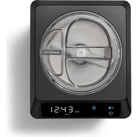 Springlane Eismaschine & Joghurtbereiter Erika 2,5 L mit selbstkühlendem Kompressor 250 W, Eiscrememaschine aus Edelstahl mit Kühl- und Heizfunkt... - Grau