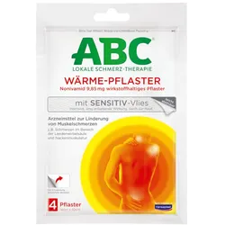 ABC WÄRME-PFLASTER mit SENSITIV-Vlies 4 St Pflaster