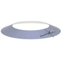 Jeremias Wandrosette Edelstahl 0,34 m 0,03 m Schwarz/Weiß