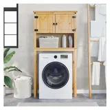 vidaXL Waschmaschinenschrank Corona Massivholz Kiefer