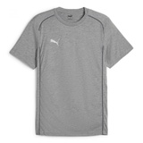 teamFINAL Tee Unisex-Erwachsene T-Stück Medium Gray Heather-PUMA silver