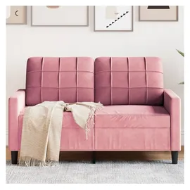vidaXL 2-Sitzer-Sofa Rosa 120 cm Samt