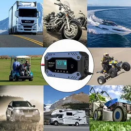 Qoltec Batterieladegerät | 12 | 24 V