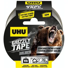 UHU Grizzly Tape Gewebeband silber 49,0 mm x 10,0 m 1 St.