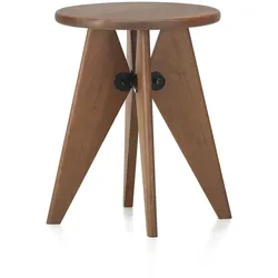 Vitra - Tabouret Solvay, nussbaum / schwarz