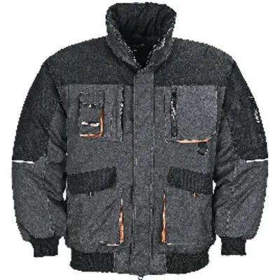 Pilotenjacke 4629, dunkelgrau, Größe L - grau - L