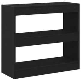 vidaXL Bücherregal 80 x 30 x 72 cm Schwarz