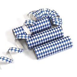 Papstar 3 Luftschlangen 4 m Bayrisch Blau flammhemmend