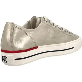 Paul Green Leder-Sneakers in Gold / 38,5