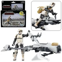 Hasbro Star Wars Speeder Bike Scout Trooper & Grogu Figur 10 cm