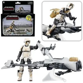 Hasbro Star Wars Speeder Bike Scout Trooper & Grogu Figur 10 cm