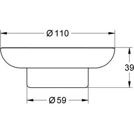 Grohe Seifenschale Glas Transparent