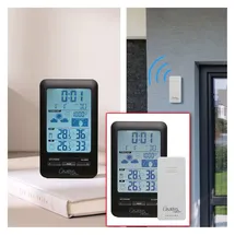 casativo Digitale Funk-Wetterstation Schwarz