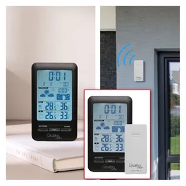 casativo Digitale Funk-Wetterstation Schwarz