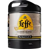 Leffe Blonde, Blondes Abteibier Bier aus Belgien, Perfect Draft (1 x 6l) MEHRWEG Fassbier