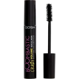 GOSH COPENHAGEN GOSH, Mascara für extremes Volumen lange Wimpern │VolumenWimperntusche mit präzisem Bürstenkopf │Wimpern ohne Klumpen │langanhaltend hautverträglich parfümfrei 001 Black, Boombastic Crazy