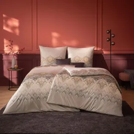 Estella Mako Interlock Jersey Bettwäsche Sophia Kiesel 155x220 - beige