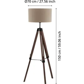 EGLO Lantada nuss/taupe