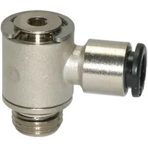 Riegler L-Steckverschraubung »click-clock« drehbar G 1/4 a. Schlauch-Ø 12