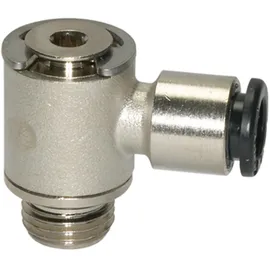 Riegler L-Steckverschraubung »click-clock« drehbar G 1/4 a. Schlauch-Ø 12