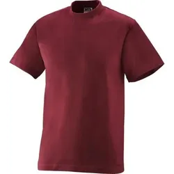 Komfort T-Shirt Rundhals JN002, wein-rot, Größe 3XL - rot - 3XL