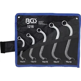 BGS Doppel-Ringschlüssel-Satz S-Form SW 10 x 11 18 x 19 mm 5-tlg. - |