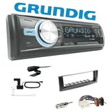 Grundig 1 DIN Autoradio Bluetooth DAB+ für Mitsubishi Colt + Colt CZC Cabriolet