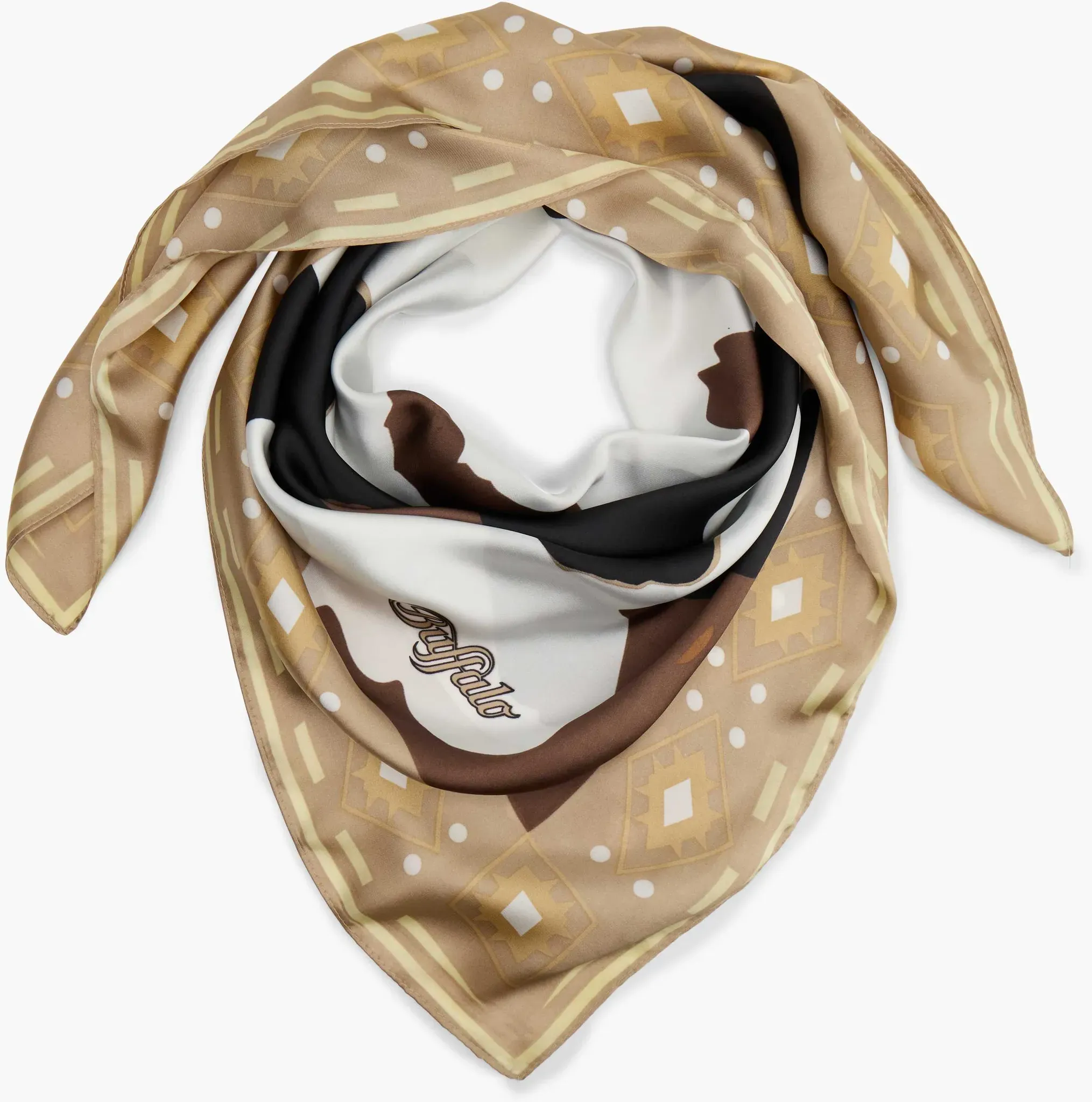 Buffalo  Schal Camel, Damen, Größe: 90CM - Buffalo  Schal Camel, Damen, Größe: 90CM - woman - Camel
