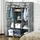 Homcom Kleiderschrank 125 x 162,5 x 43 cm Hellgrau
