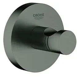 Grohe Essentials Bademantelhaken 40364AL1 hard graphite gebürstet, verdeckte Befestigung