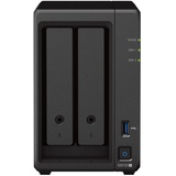 Synology DS723+ 2-Bay Diskstation NAS (AMD RyzenTM 4 Threads R1600 Dual-Core 2GB Ram 2xRJ-45 1GbE LAN-Port), 12TB Bundle mit 2 x 6TB Seagate IronWolf NAS HDDs