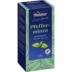 Meßmer Classic Moments Kräutertee Pfefferminze 25 Teebeutel (56 g)