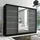 a&j möbelland gmbh Schiebetürenschrank AURELIA 1 200 x 215 x 59,5 cm Grau/Schwarz