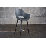KAWOLA Barhocker Zaja 57 x 114 x 59 cm Grau