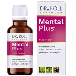 Mental Plus Doktor koll Gemmo Komplex Pantothensäure