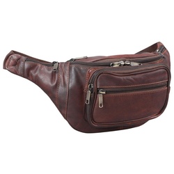 STILORD Gürteltasche Bauchtasche „Maverick“ Gürteltasche Weiches Leder braun
