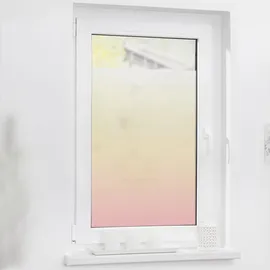 Lichtblick Fensterfolie Ombre Rosa 1 St., blickdicht, strukturiertKlebepunkte, selbstklebend, Sichtschutz rosa, Fensterfolie, 82682030-2