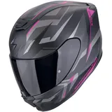 Scorpion EXO-391 Aaxo Integralhelm - Matt Schwarz/Pink/Grau - S