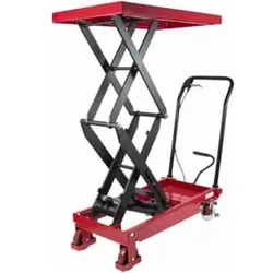 STIER Doppelscheren-Hubtischwagen 350kg Traglast