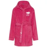 Polo Sylt Bademantel mit Logo-Stickereien rosa 122/128