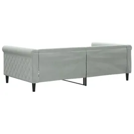 vidaXL Tagesbett 100 x 190 cm Grau